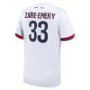 Maglia ufficiale Paris Saint Germain Zaire Emery 33 Trasferta 2024-25 per Bambino